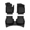 A set of black TuxMat car floor mats for Volkswagen Passat models.