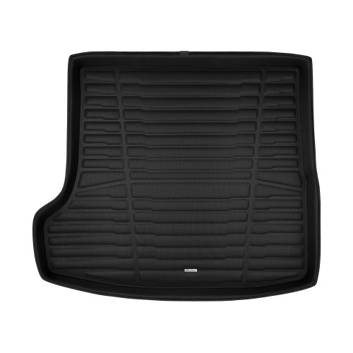 A set of black TuxMat trunk mats for Genesis G70 models.