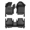 A set of black TuxMat car floor mats for Volvo XC60 models.