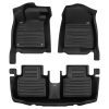 A set of black TuxMat car floor mats for Honda Accord models.