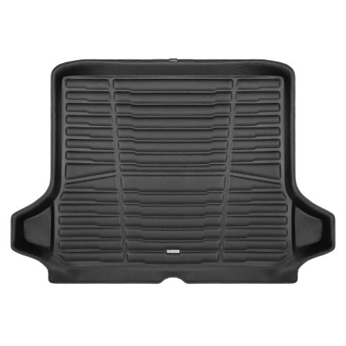 A set of black TuxMat trunk mats for Chevrolet Equinox models.