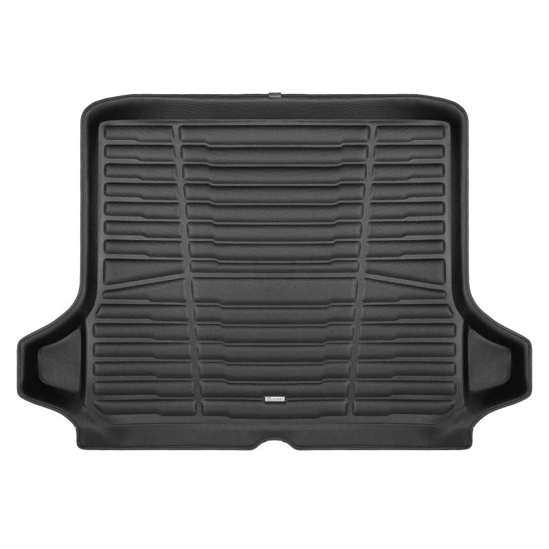 A set of black TuxMat trunk mats for Chevrolet Equinox models.