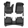 A set of black TuxMat car floor mats for BMW X3 models.