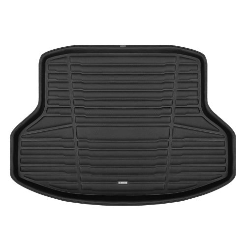 A set of black TuxMat trunk mats for Honda Insight models.