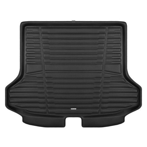 A set of black TuxMat trunk mats for Infiniti QX50 models.