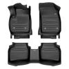 A set of black TuxMat car floor mats for Cadillac XT4 models.