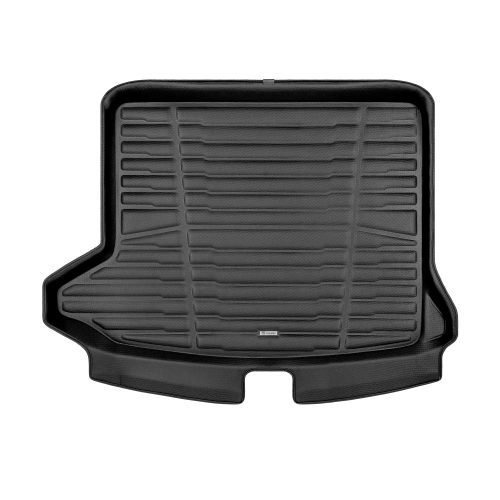 A set of black TuxMat trunk mats for Cadillac XT4 models.