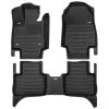 A set of black TuxMat car floor mats for Toyota RAV4 models.