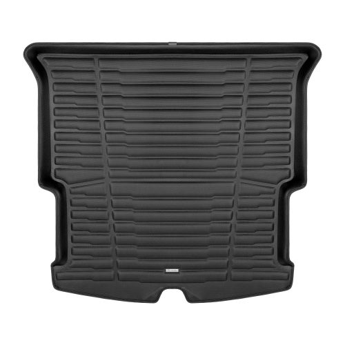 A set of black TuxMat trunk mats for Chevrolet Blazer models.