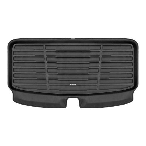 A set of black TuxMat trunk mats for Lincoln Aviator models.