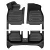 A set of black TuxMat car floor mats for BMW 2-Series models.