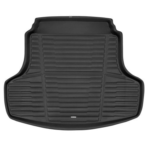 A set of black TuxMat trunk mats for Kia K5 models.