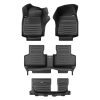 A set of black TuxMat car floor mats for Mercedes-Benz GLB models.