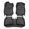 A set of black TuxMat car floor mats for Chevrolet TrailBlazer models.