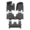 A set of black TuxMat car floor mats for Lincoln Aviator models.