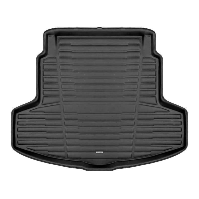 A set of black TuxMat trunk mats for Acura TLX models.