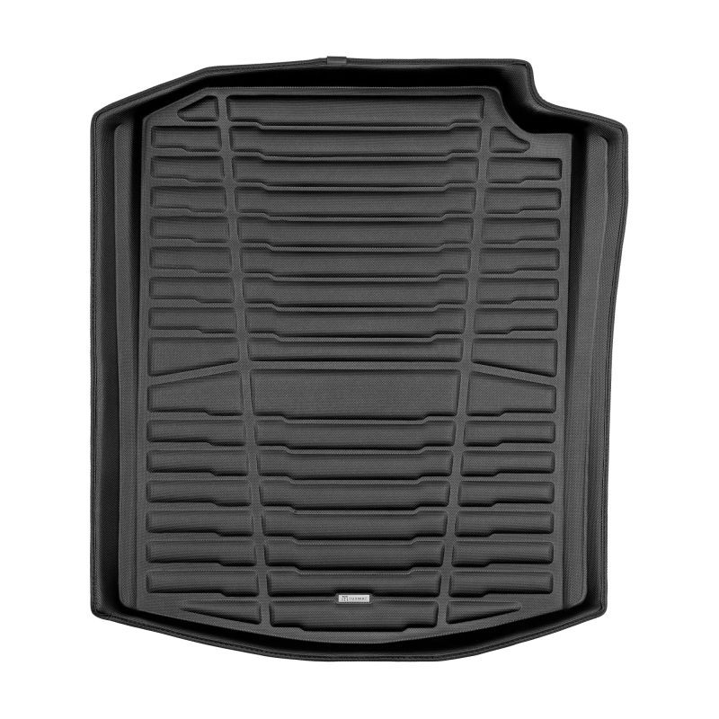 A set of black TuxMat trunk mats for Cadillac CT5 models.