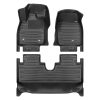 A set of black TuxMat car floor mats for Ford Mustang Mach-E models.