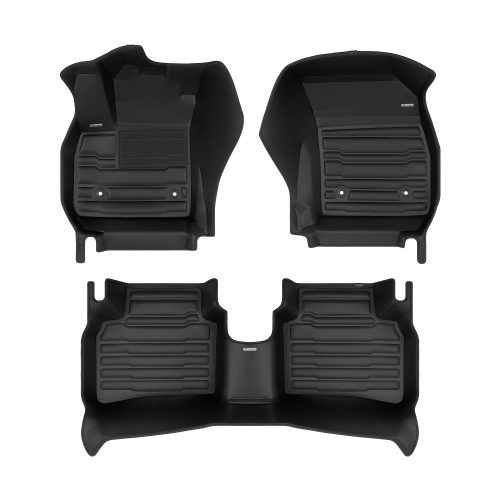 A set of black TuxMat car floor mats for Buick Envision models.