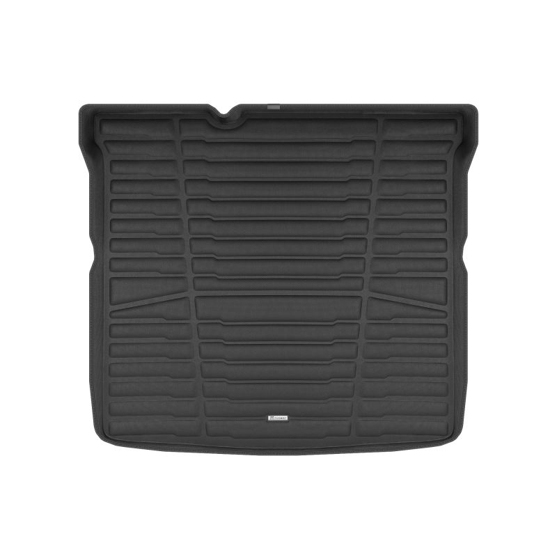 A set of black TuxMat trunk mats for Volkswagen ID.4 models.