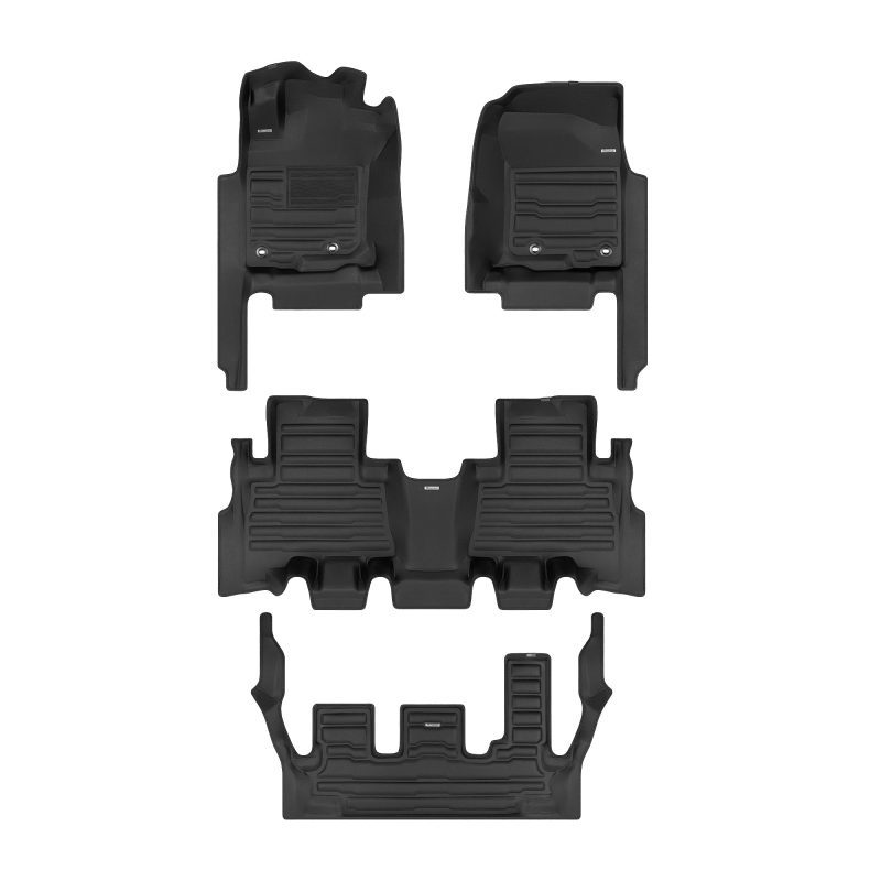 A set of black TuxMat car floor mats for Toyota 4Runner models.