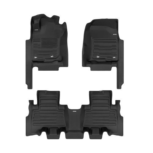 A set of black TuxMat car floor mats for Toyota 4Runner models.