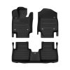 A set of black TuxMat car floor mats for Lexus NX models.