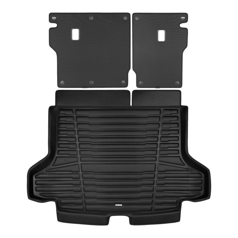 A set of black TuxMat trunk mats for Honda HR-V models.