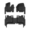 A set of black TuxMat car floor mats for Land Rover Range Rover models.