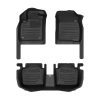 A set of black TuxMat car floor mats for Honda Accord models.