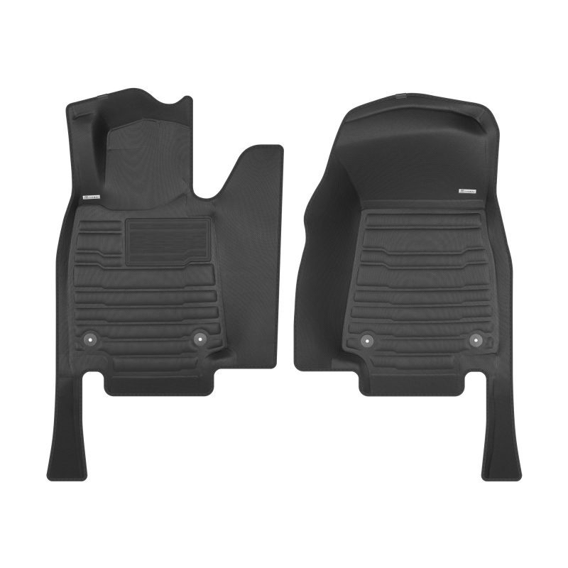 A set of black TuxMat car floor mats for Nissan Z models.