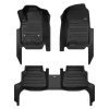 A set of black TuxMat car floor mats for GMC Canyon models.