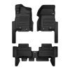 A set of black TuxMat car floor mats for Toyota FJ Cruiser models.