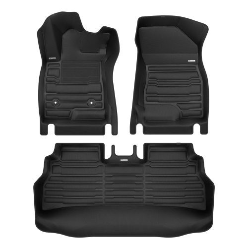 A set of black TuxMat car floor mats for Buick Envista models.