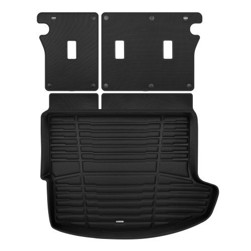 A set of black TuxMat trunk mats for Buick Envista models.