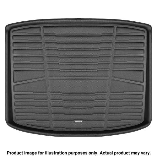 A set of black TuxMat trunk mats for Mitsubishi Eclipse Cross models.